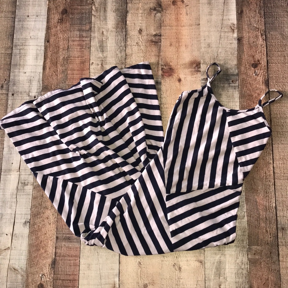 SALE🌿Striped Monteau Maxi Dress